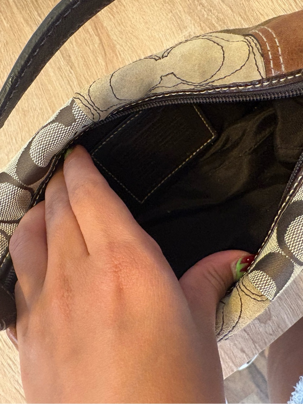 NWT Coach Y2K patchwork mini hobo purse - Picture 7 of 8